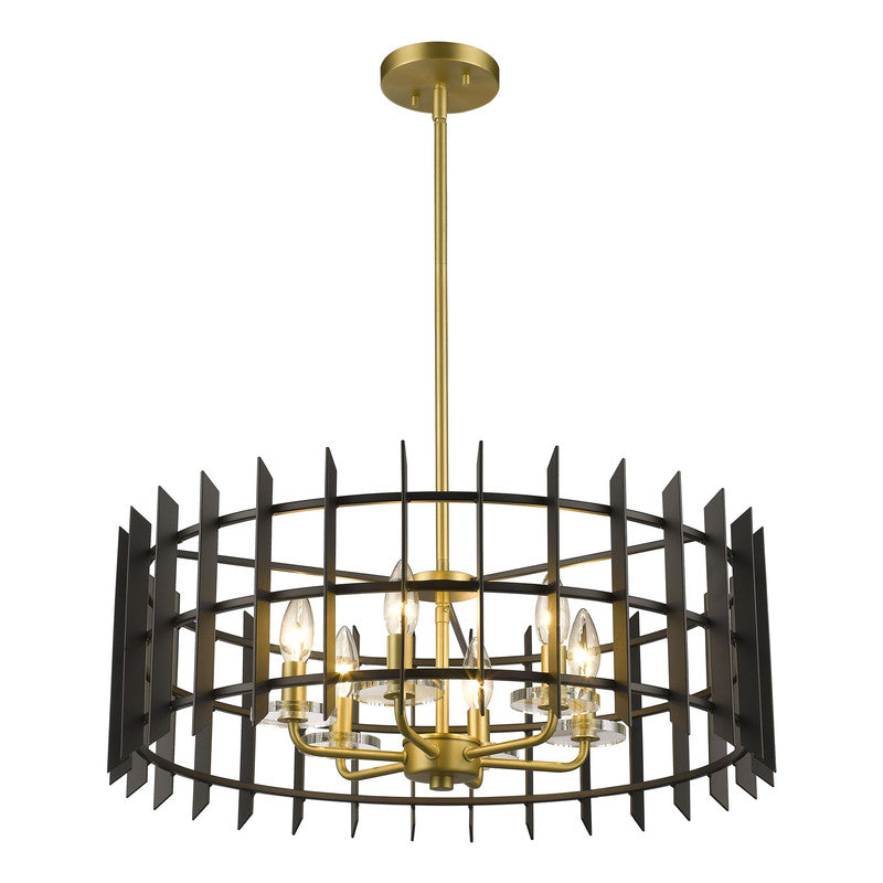 Z-Lite 338-24 - Haake 6 Light 24" Pendant