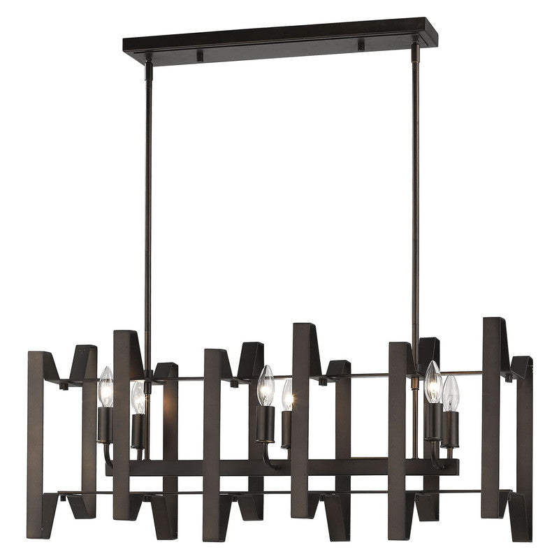 Z-Lite 4000-34 - Marsala 6 Light 34" Chandelier