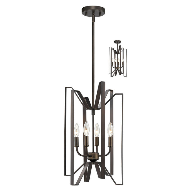 Z-Lite 4000-4 - Marsala 4 Light 12" Pendant
