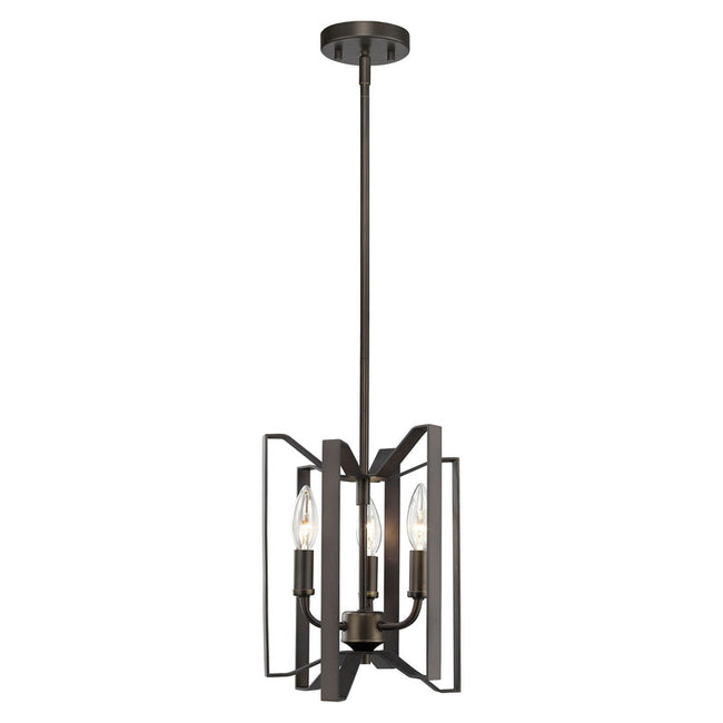 Z-Lite 4000MP - Marsala 3 Light 9" Pendant