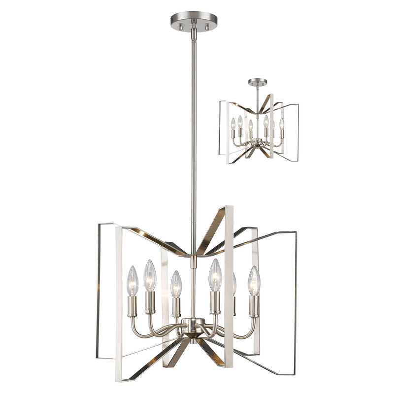 Z-Lite 4000P - Marsala 6 Light 20" Pendant