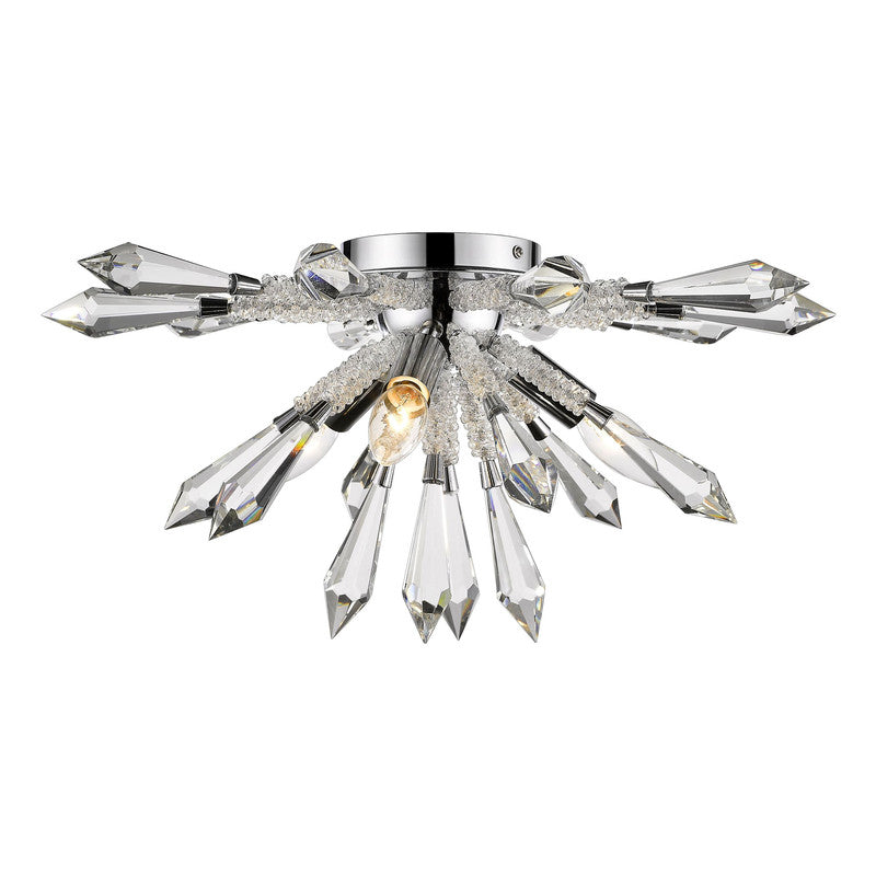 4002F3 - Soleia 3 Light 18" Flush Mount