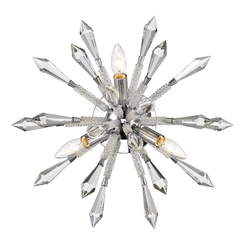 4002F3 - Soleia 3 Light 18" Flush Mount