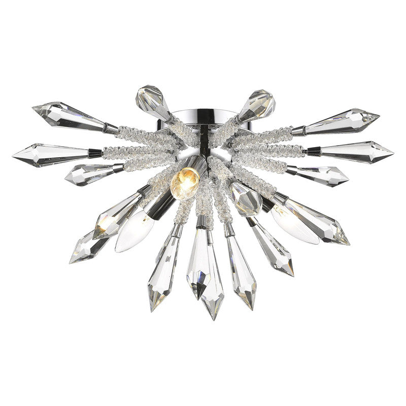 4002F3 - Soleia 3 Light 18" Flush Mount
