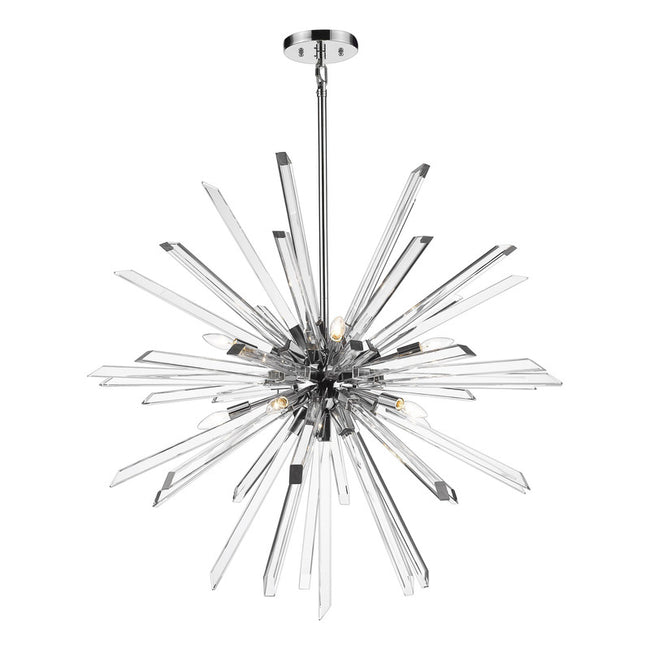 4003-10 - Burst 10 Light 42" Chandelier