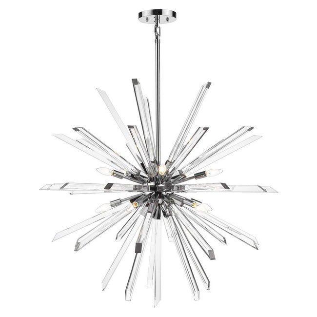 4003-10 - Burst 10 Light 42" Chandelier