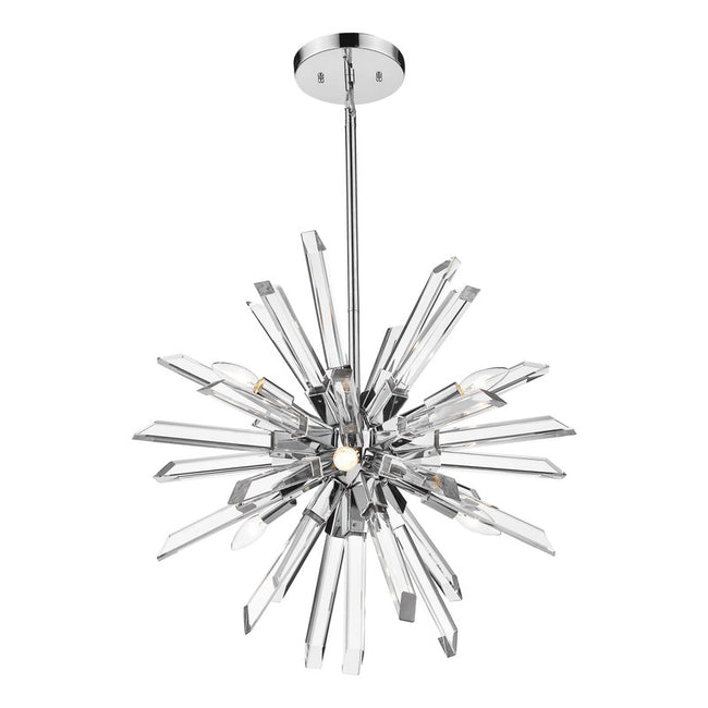 4003-6 - Burst 6 Light 25" Chandelier