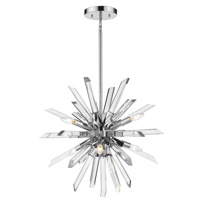 4003-6 - Burst 6 Light 25" Chandelier