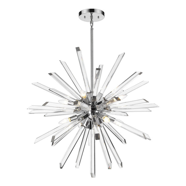 4003-8 - Burst 8 Light 33" Chandelier