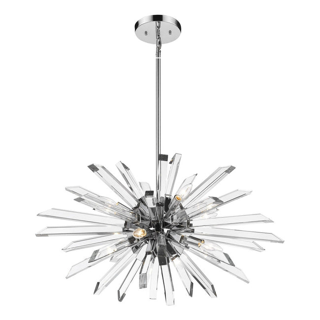 4003-8L - Burst 8 Light 33" Chandelier