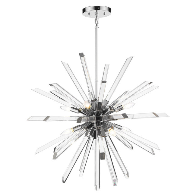4003-8 - Burst 8 Light 33" Chandelier