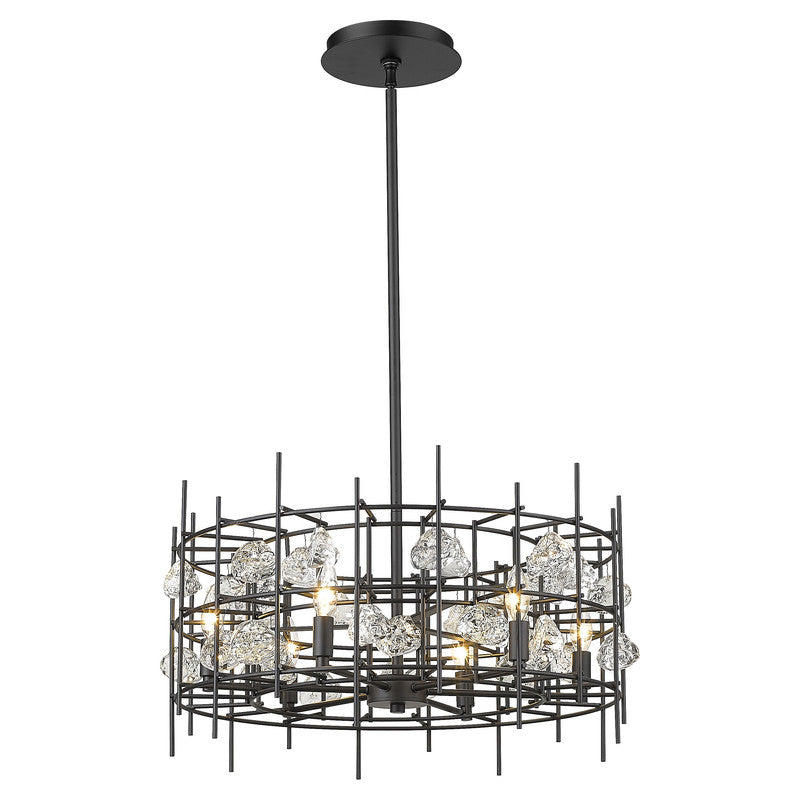 Z-Lite 4007-24 - Garroway 6 Light 24" Chandelier