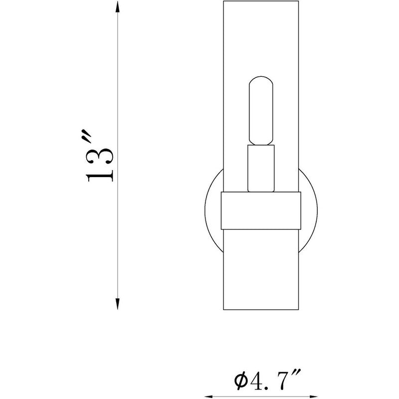 Z-Lite 4008-1S - Datus 1 Light 7" Sconce