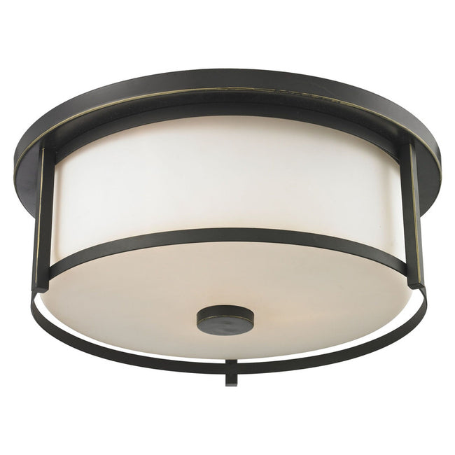 Z-Lite 412F16 - Savannah 3 Light 16" Flush Mount