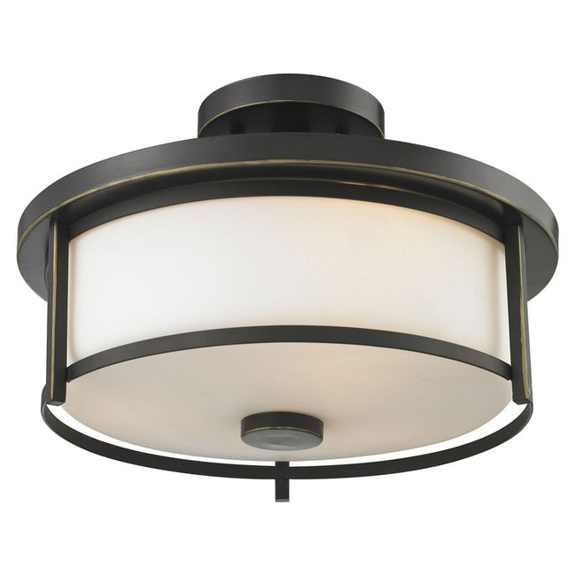 Z-Lite 412SF14 - Savannah 2 Light 14" Flush Mount