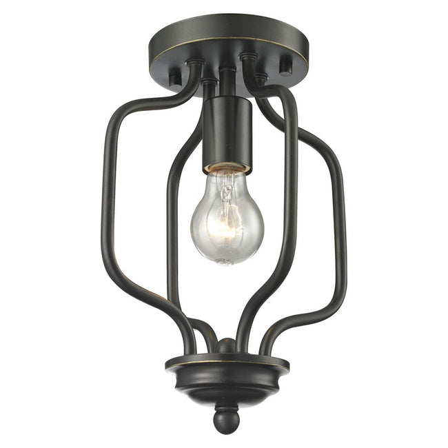 414-12 - Cardinal 1 Light 8" Flush Mount