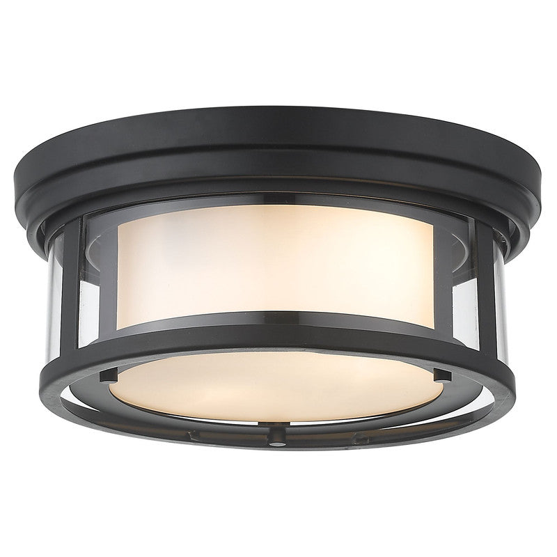 Z-Lite 426F12 - Willow 2 Light 12" Flush Mount