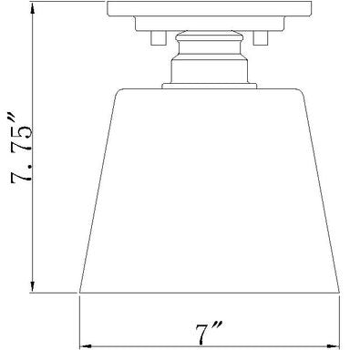Z-Lite 428F1 - Annora 1 Light 7" Flush Mount
