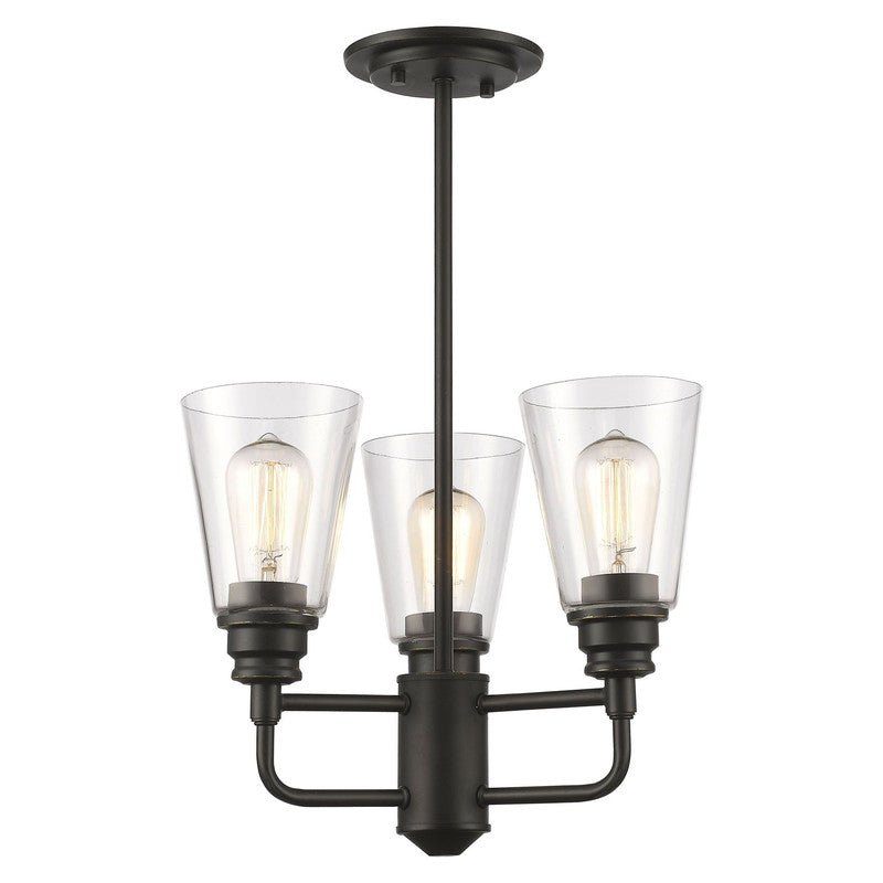 Z-Lite 428SF - Annora 3 Light 15" Flush Mount