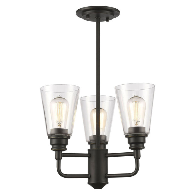 Z-Lite 428SF - Annora 3 Light 15" Flush Mount