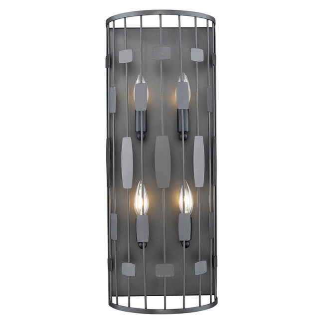Z-Lite 430-4S - Almet 4 Light 9" Sconce