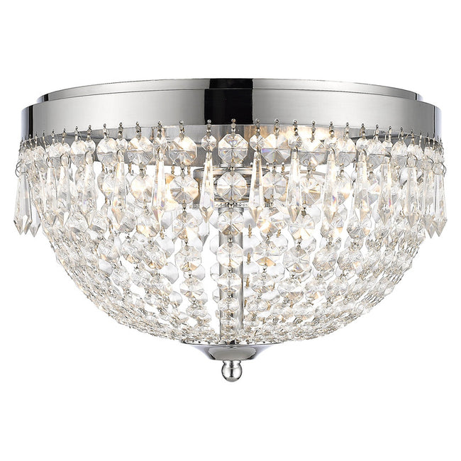 Z-Lite 431F4 - Danza 4 Light 15" Flush Mount