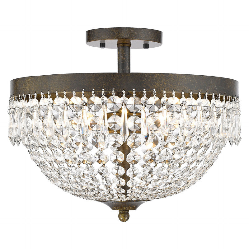 Z-Lite 431SF4 - Danza 4 Light 15" Flush Mount