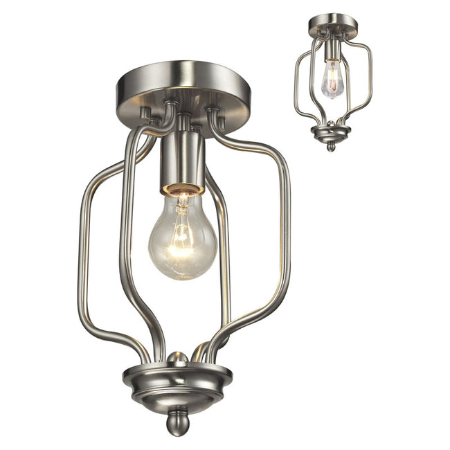 434-12 - Cardinal 1 Light 8" Flush Mount