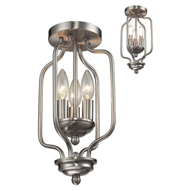 434-14 - Cardinal 3 Light 8" Flush Mount