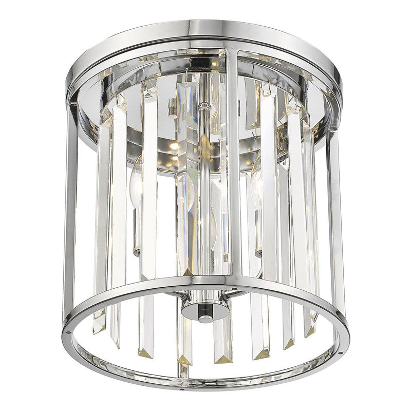 Z-Lite 439F12 - Monarch 3 Light 12" Flush Mount