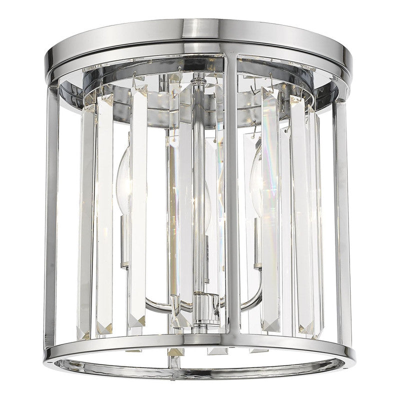 Z-Lite 439F12 - Monarch 3 Light 12" Flush Mount