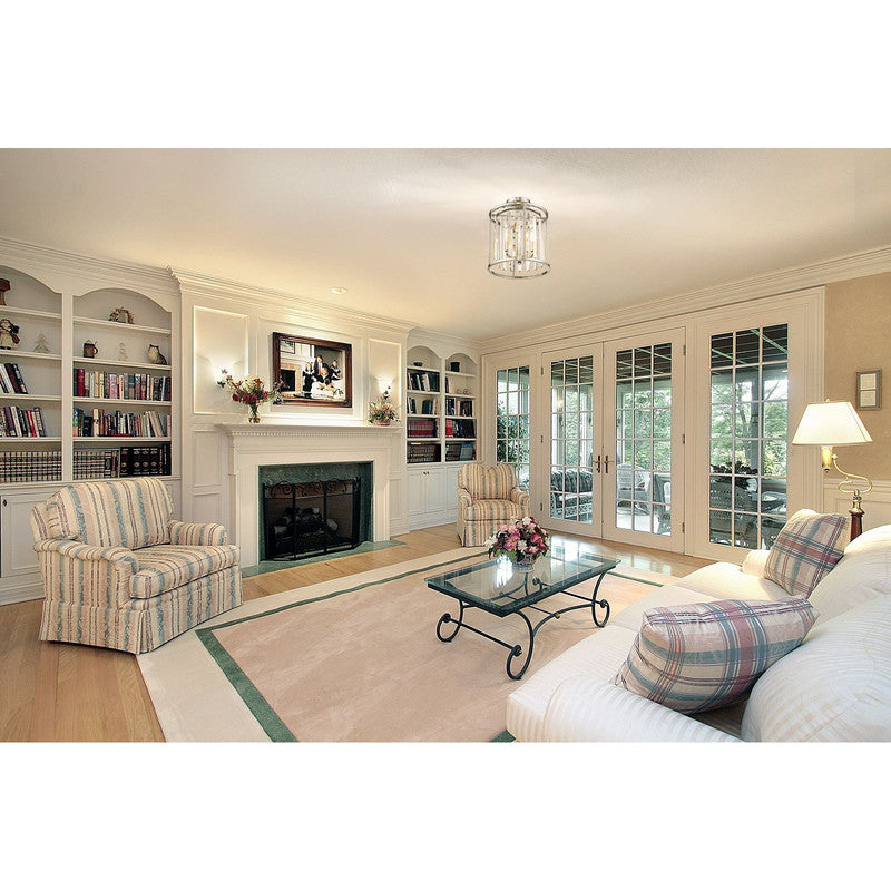 Z-Lite 439SF12 - Monarch 3 Light 12" Flush Mount