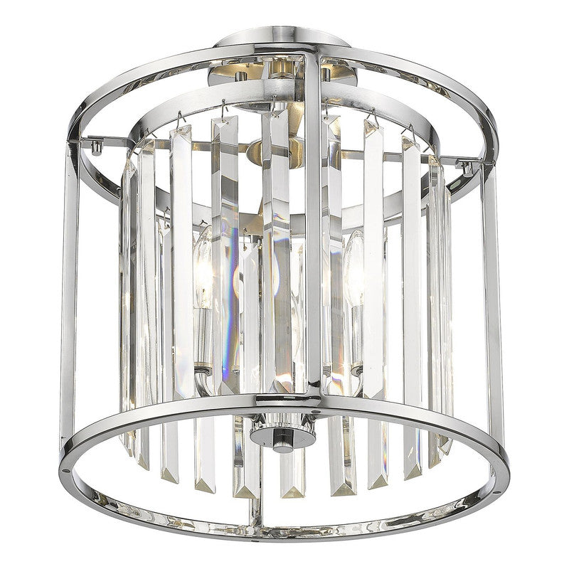 Z-Lite 439SF14 - Monarch 3 Light 14" Flush Mount