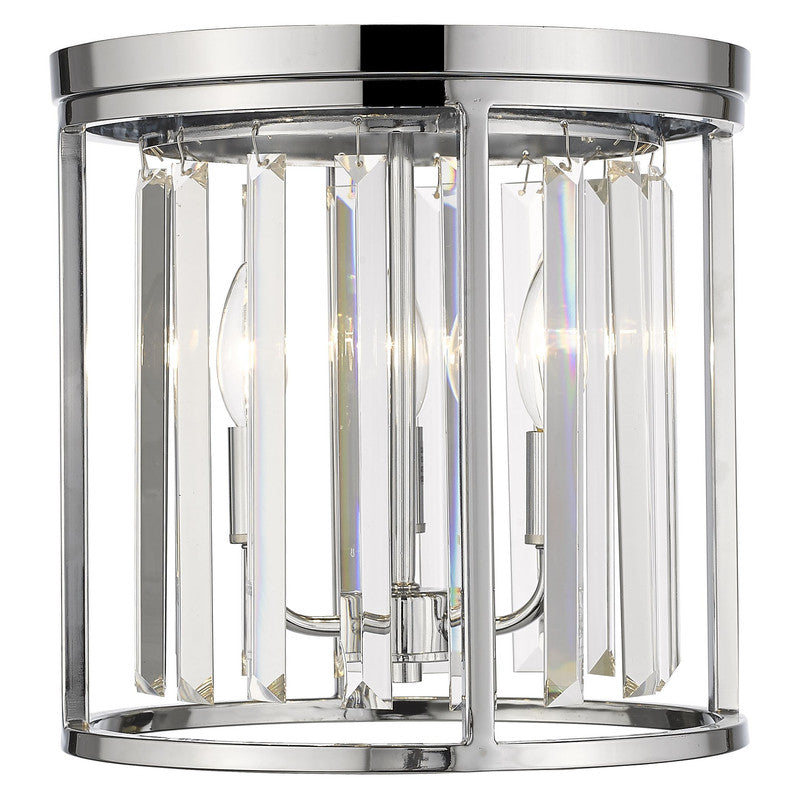 Z-Lite 439F12 - Monarch 3 Light 12" Flush Mount