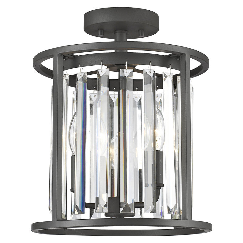 Z-Lite 439SF12 - Monarch 3 Light 12" Flush Mount