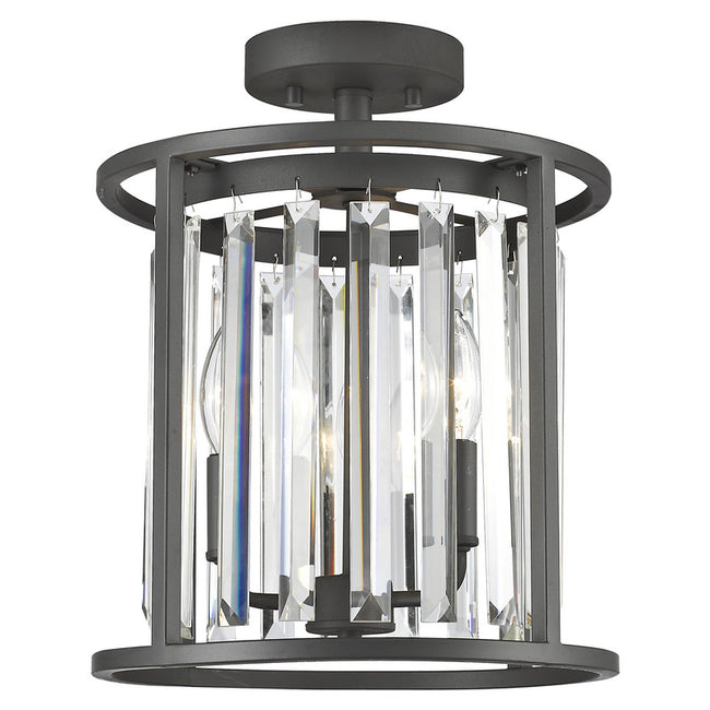 Z-Lite 439SF12 - Monarch 3 Light 12" Flush Mount