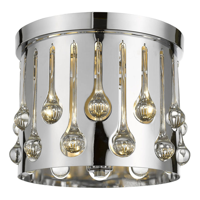 453RF13 - Oberon 3 Light 13" Flush Mount