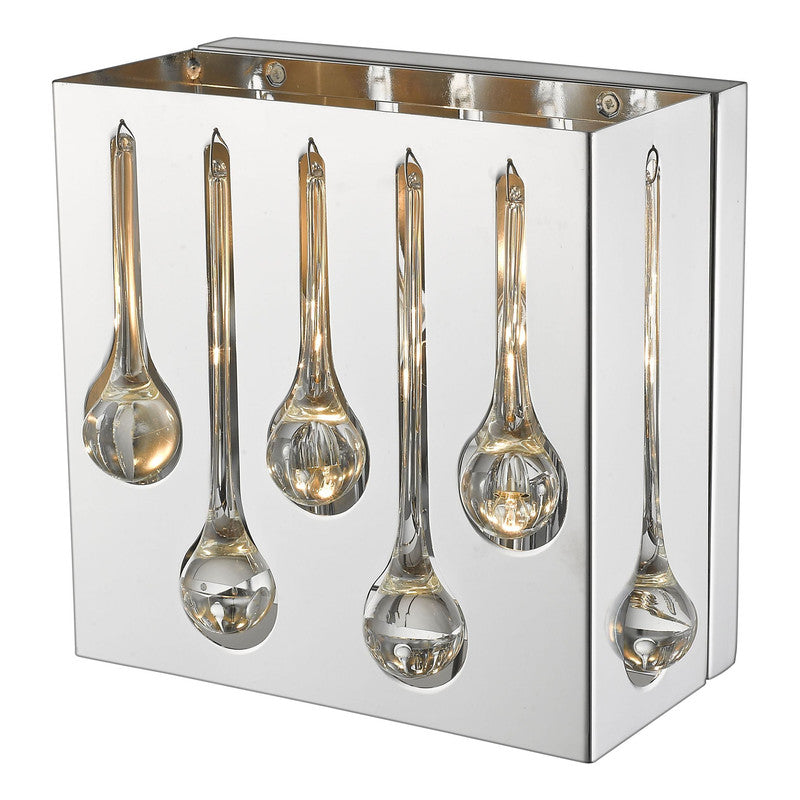 453SQ2S - Oberon 2 Light 9" Sconce