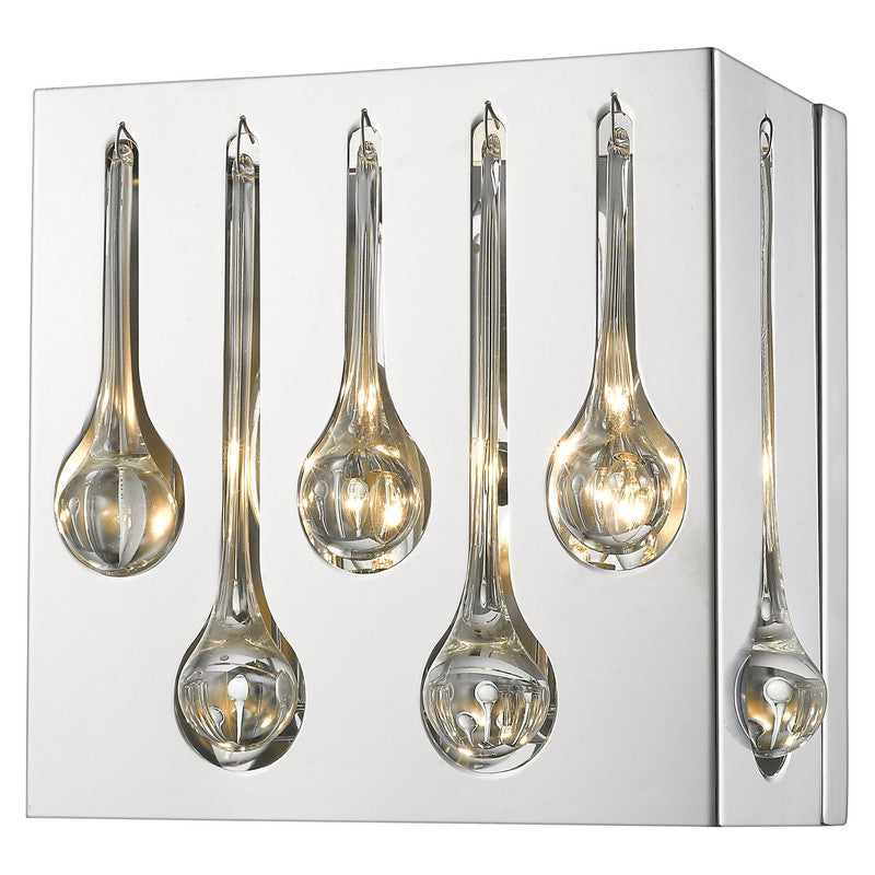 453SQ2S - Oberon 2 Light 9" Sconce