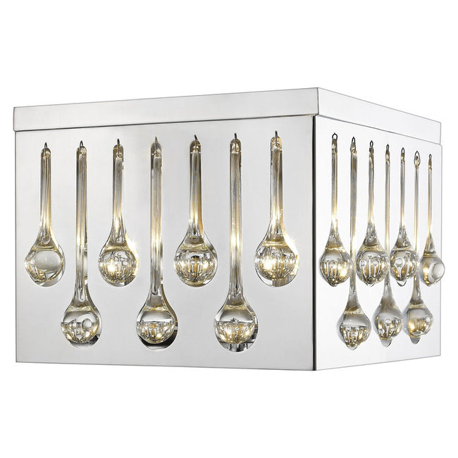 453SQF13 - Oberon 4 Light 14" Flush Mount