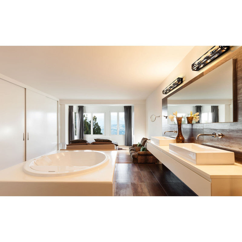 Z-Lite 454-4V - Titania 4 Light 40" Vanity Light