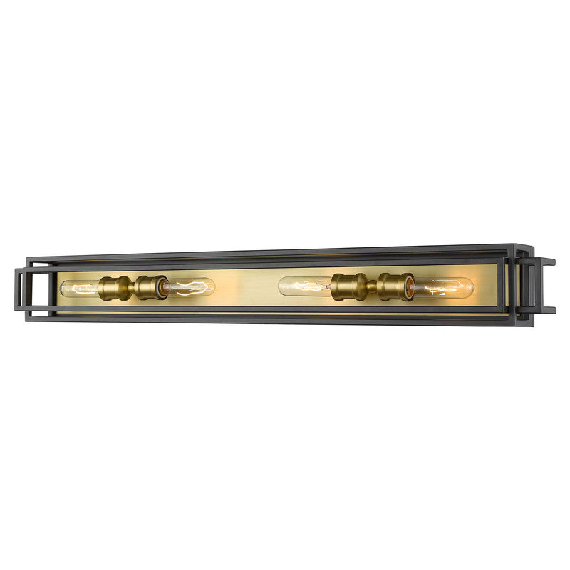 Z-Lite 454-4V - Titania 4 Light 40" Vanity Light