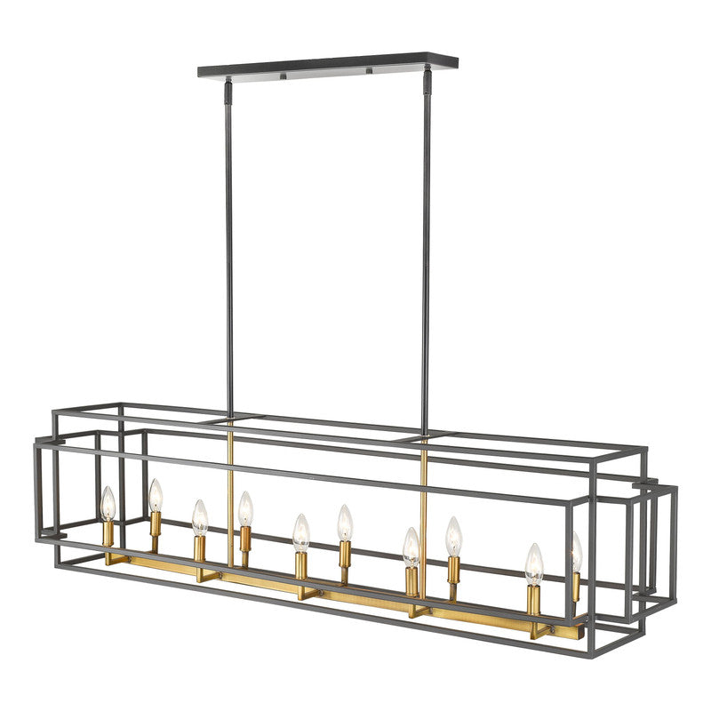 Z-Lite 454-54L - Titania 10 Light 54" Chandelier