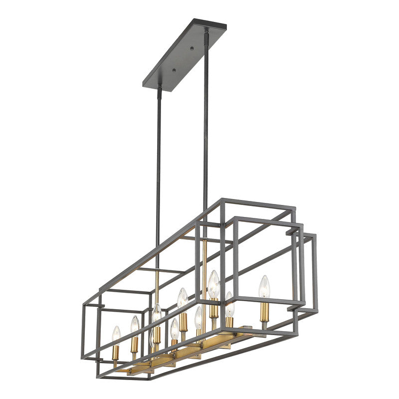 Z-Lite 454-54L - Titania 10 Light 54" Chandelier