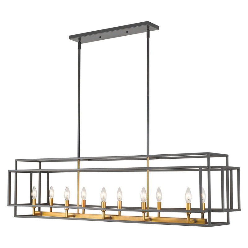 Z-Lite 454-54L - Titania 10 Light 54" Chandelier