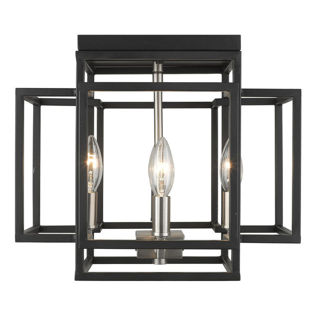 Z-Lite 454F - Titania 4 Light 14" Flush Mount