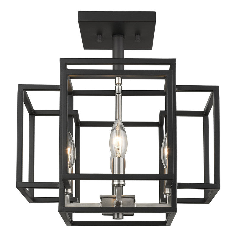 Z-Lite 454SF - Titania 4 Light 14" Flush Mount