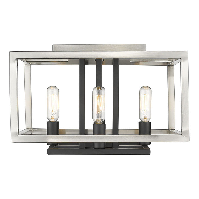 Z-Lite 456F - Quadra 4 Light 13" Flush Mount