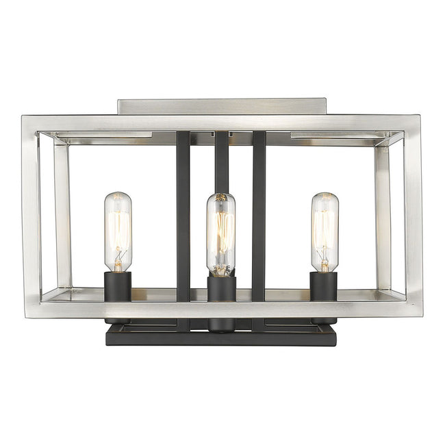 Z-Lite 456F - Quadra 4 Light 13" Flush Mount