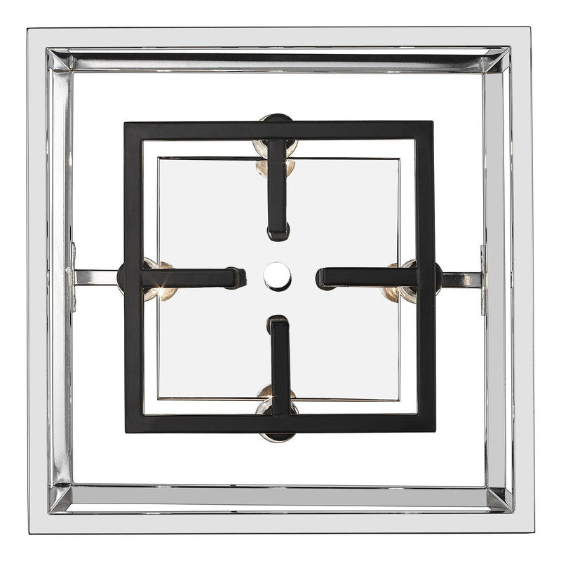 Z-Lite 456F - Quadra 4 Light 13" Flush Mount